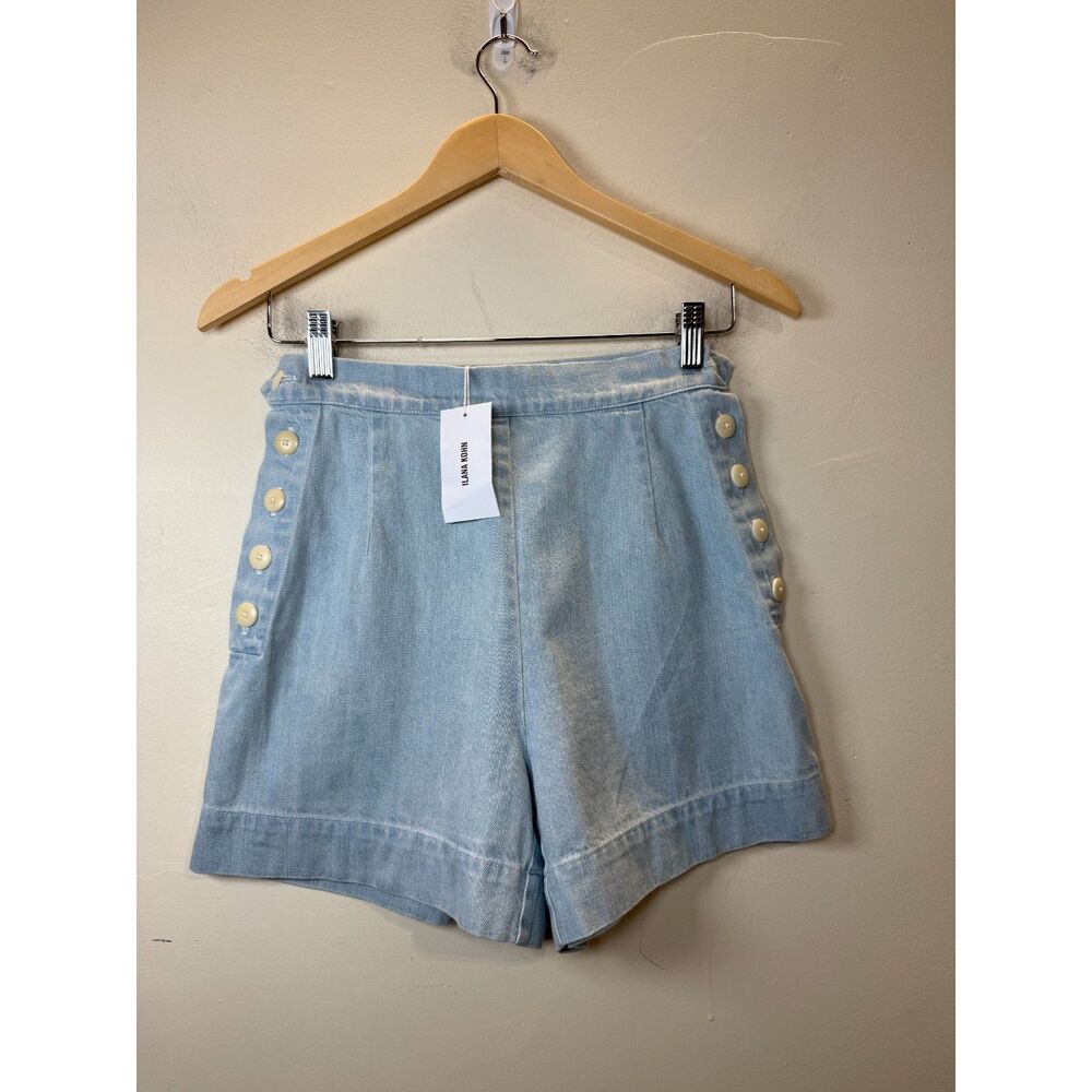 Ilana Kohn Lindy Shorts Women’s Size 0 Blue Lightweight Casual Summer Wear